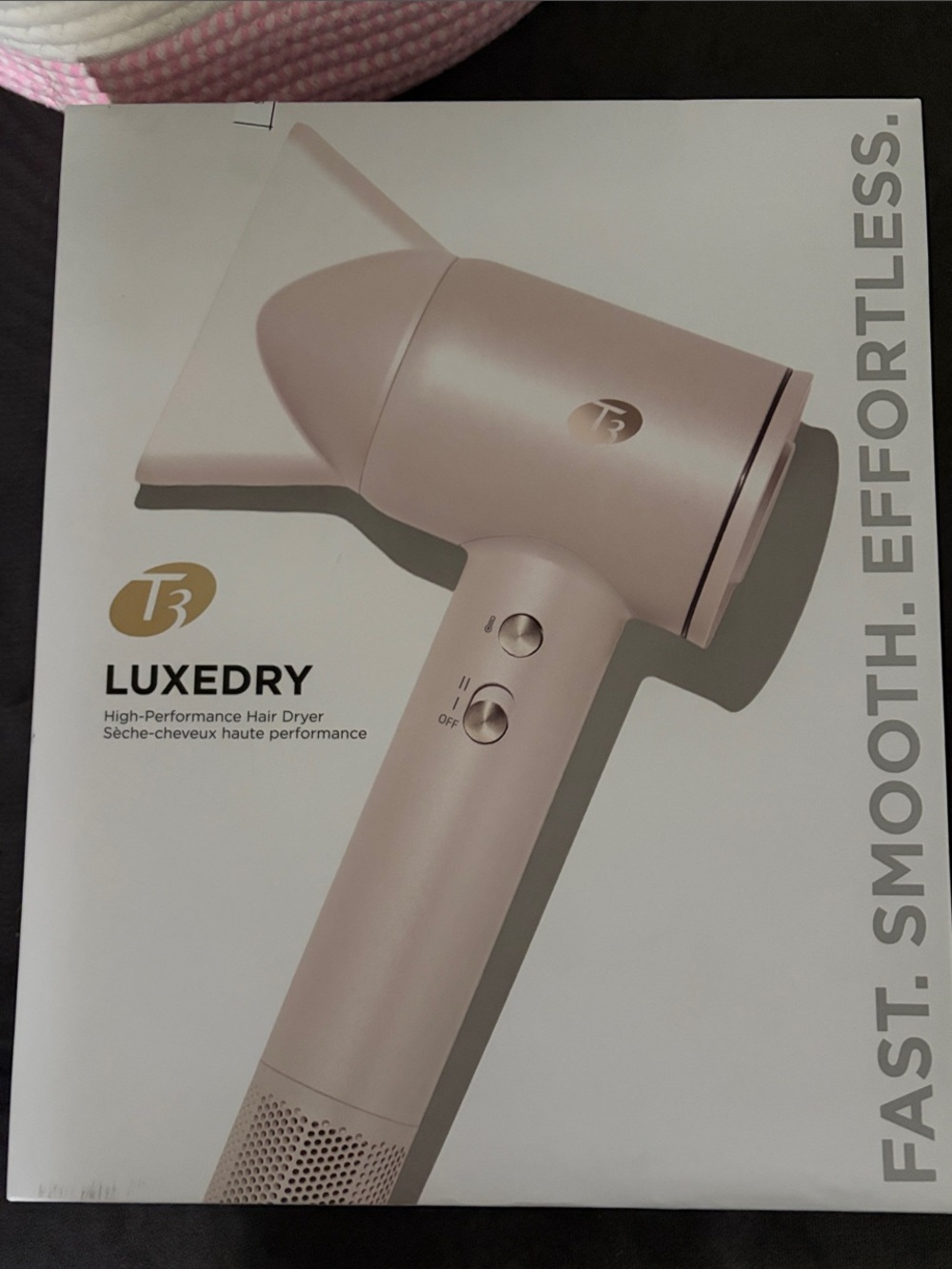 T3 Luxedry high performance Hair Dryer - Light Pink never used